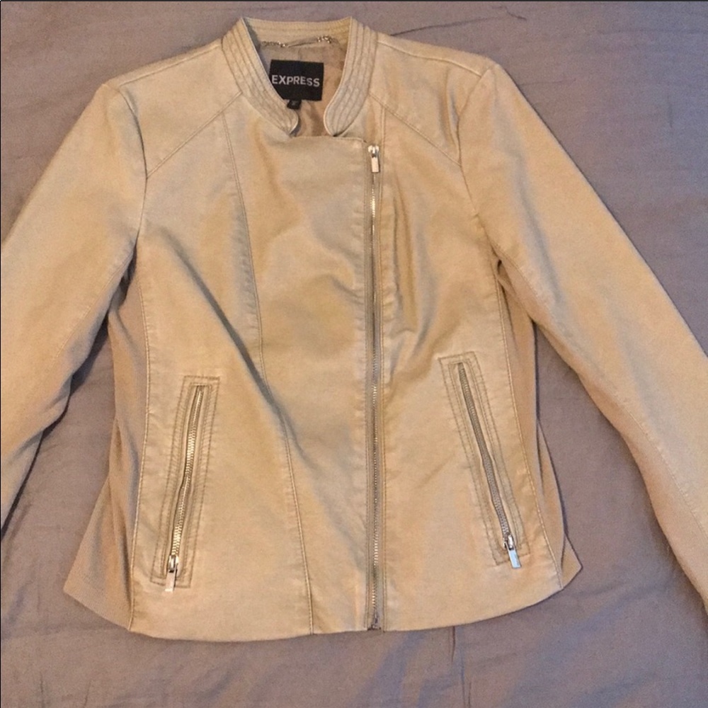 Tan Express Leather Jacket
